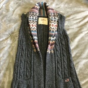 Hollister open front cardigan
